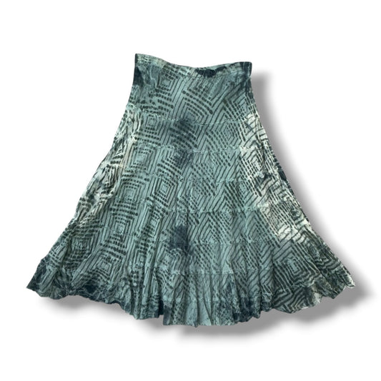 Tie-Dye Geometric Skirt