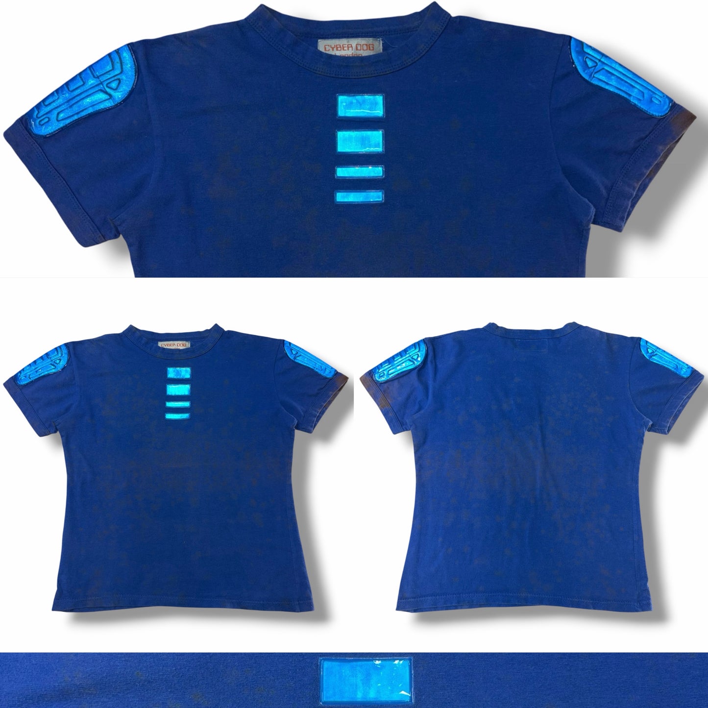 "CYBERDOG" Reflective Armor Patch T-Shirt
