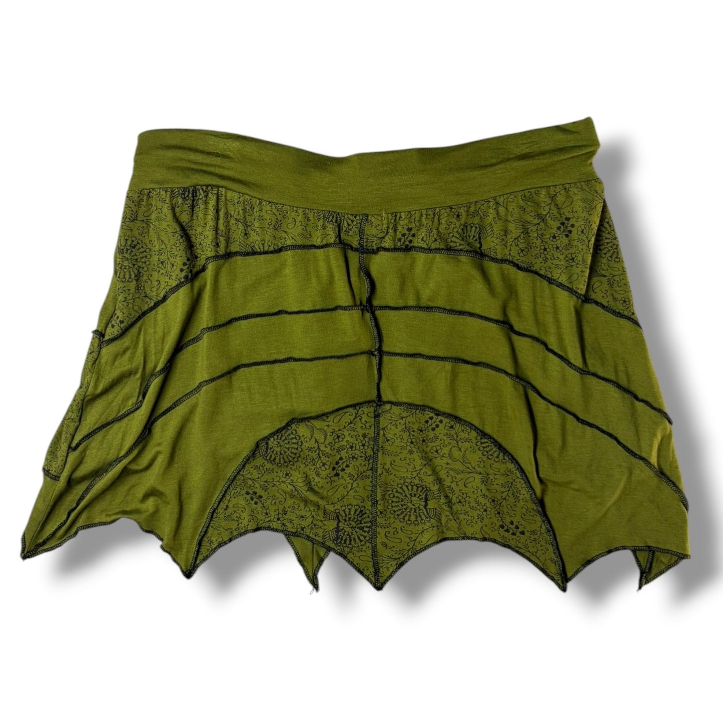 Pixie Cut Patchwork Skirt