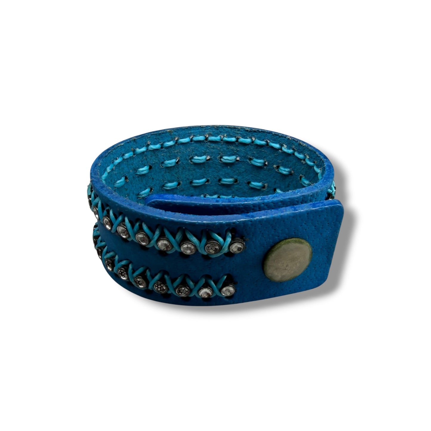 CRYSTAL ROCK BRACELET BLUE