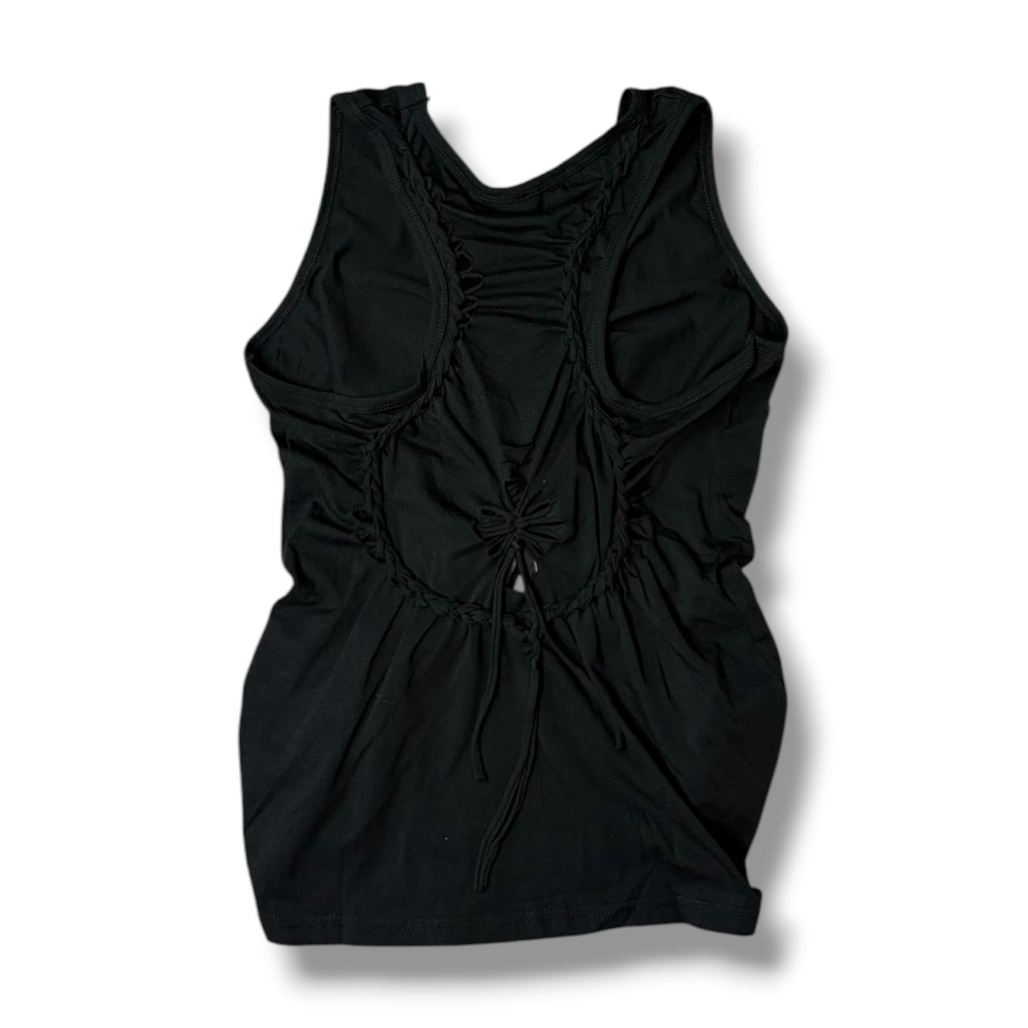Cutout Drawstring Tank Top