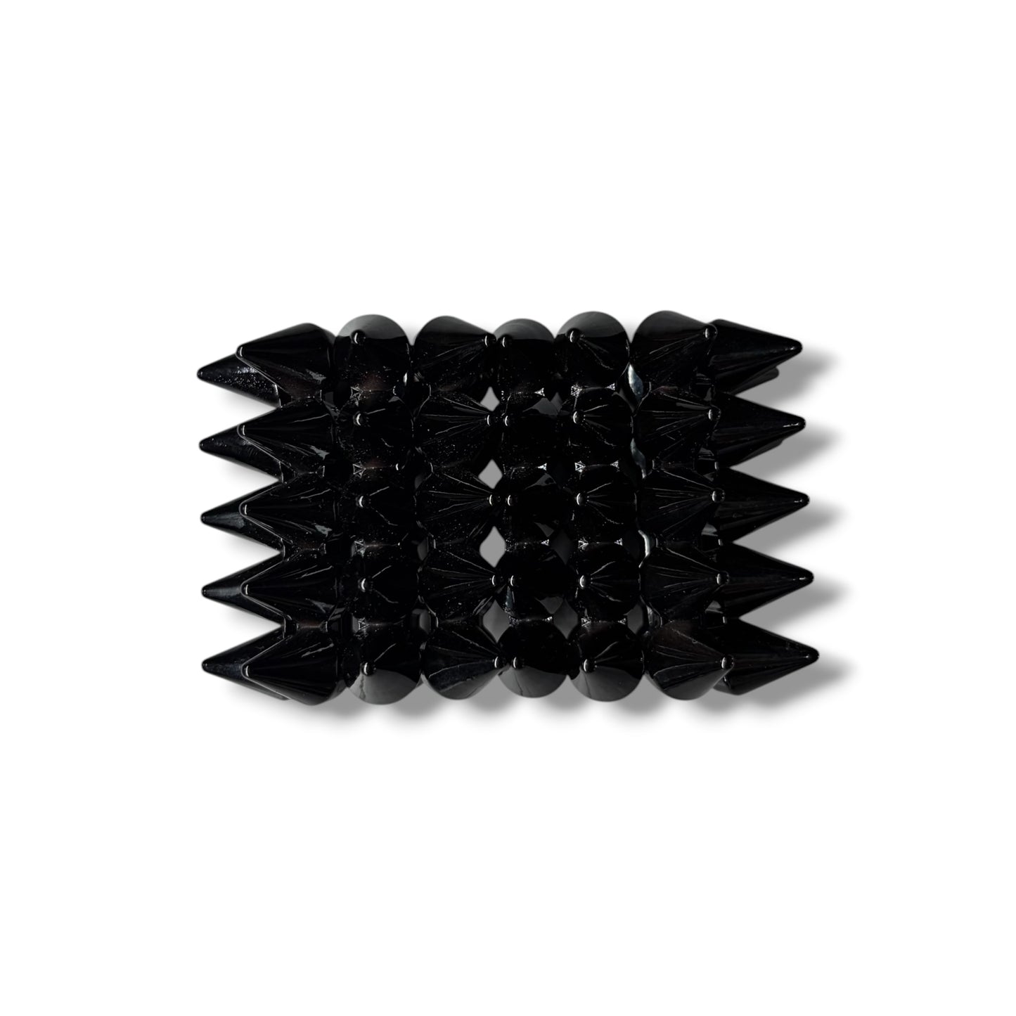 Black Spike Cone Bracelet