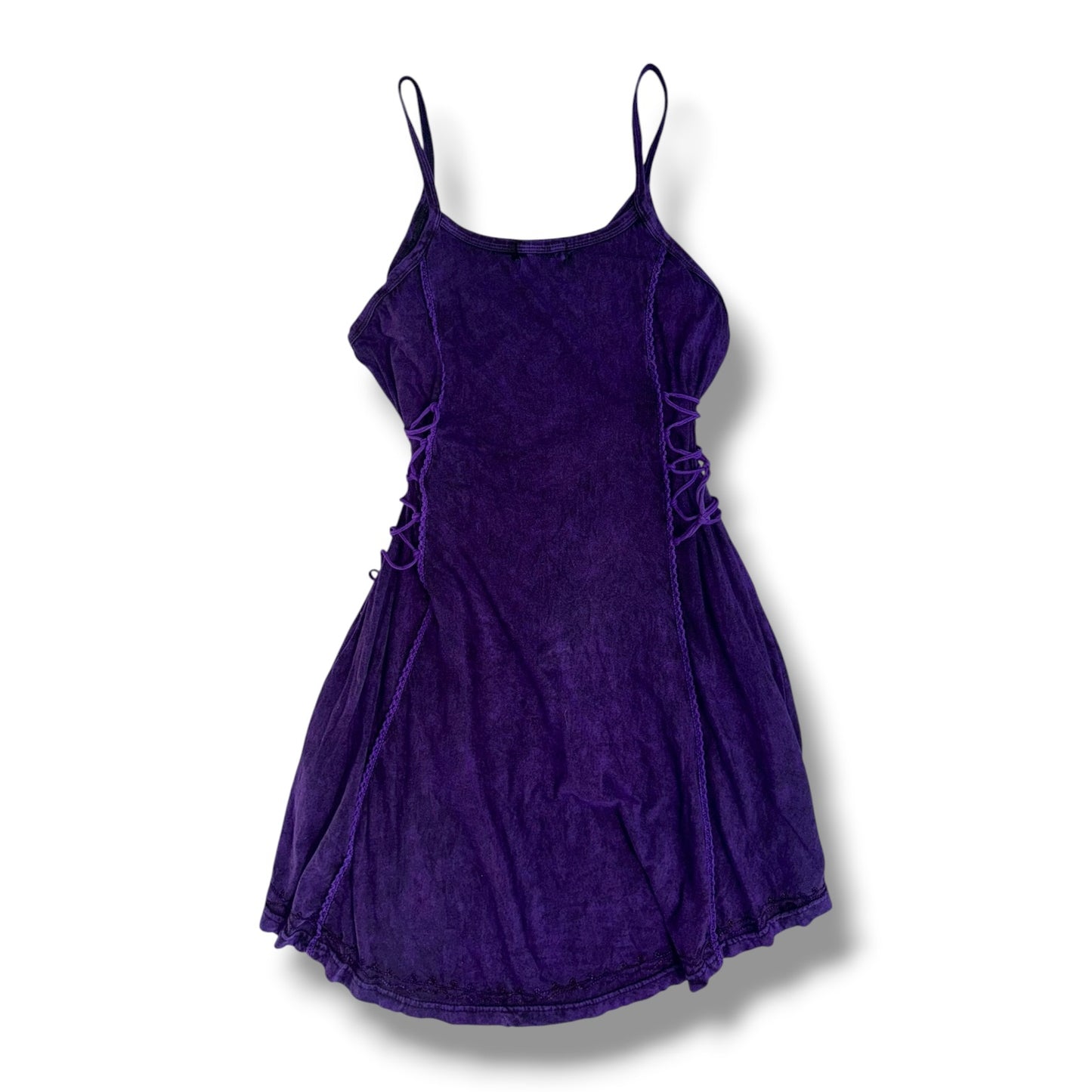 Boho Lace Up Dress
