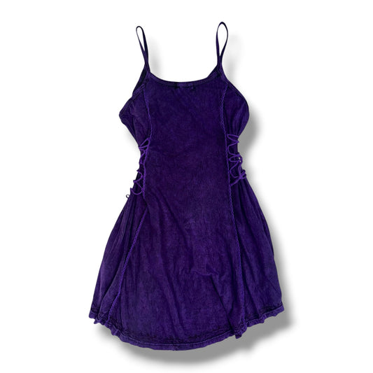 Boho Lace Up Dress