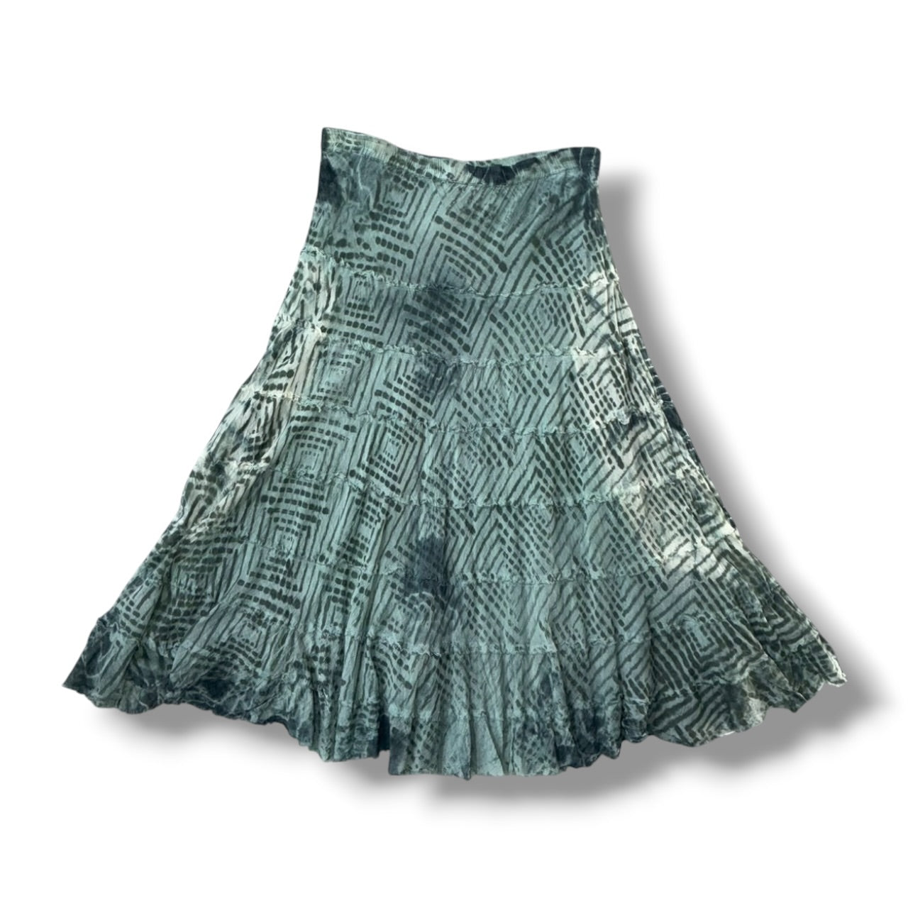 Tie-Dye Geometric Skirt
