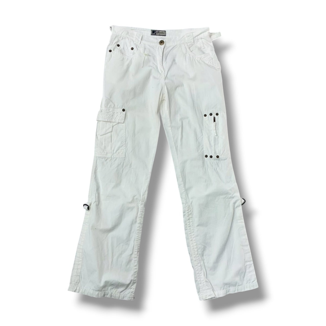 White Cargo Pants