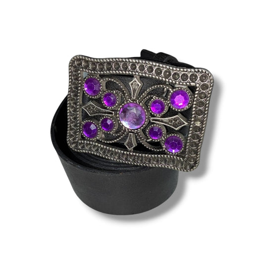 Mall Goth Cross Buckle Belt