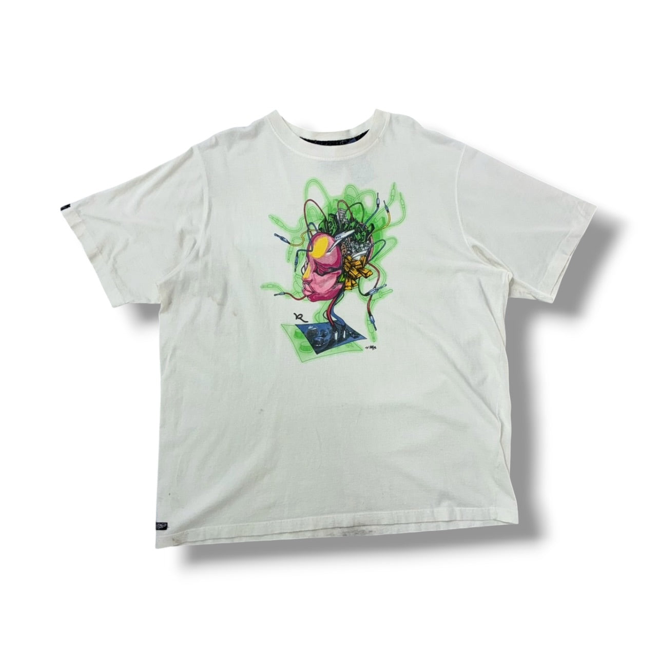 Abstract Cyber Graphic T-Shirt
