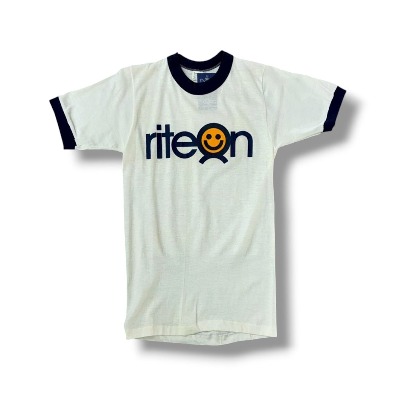 Smiley Face Ringer T-Shirt