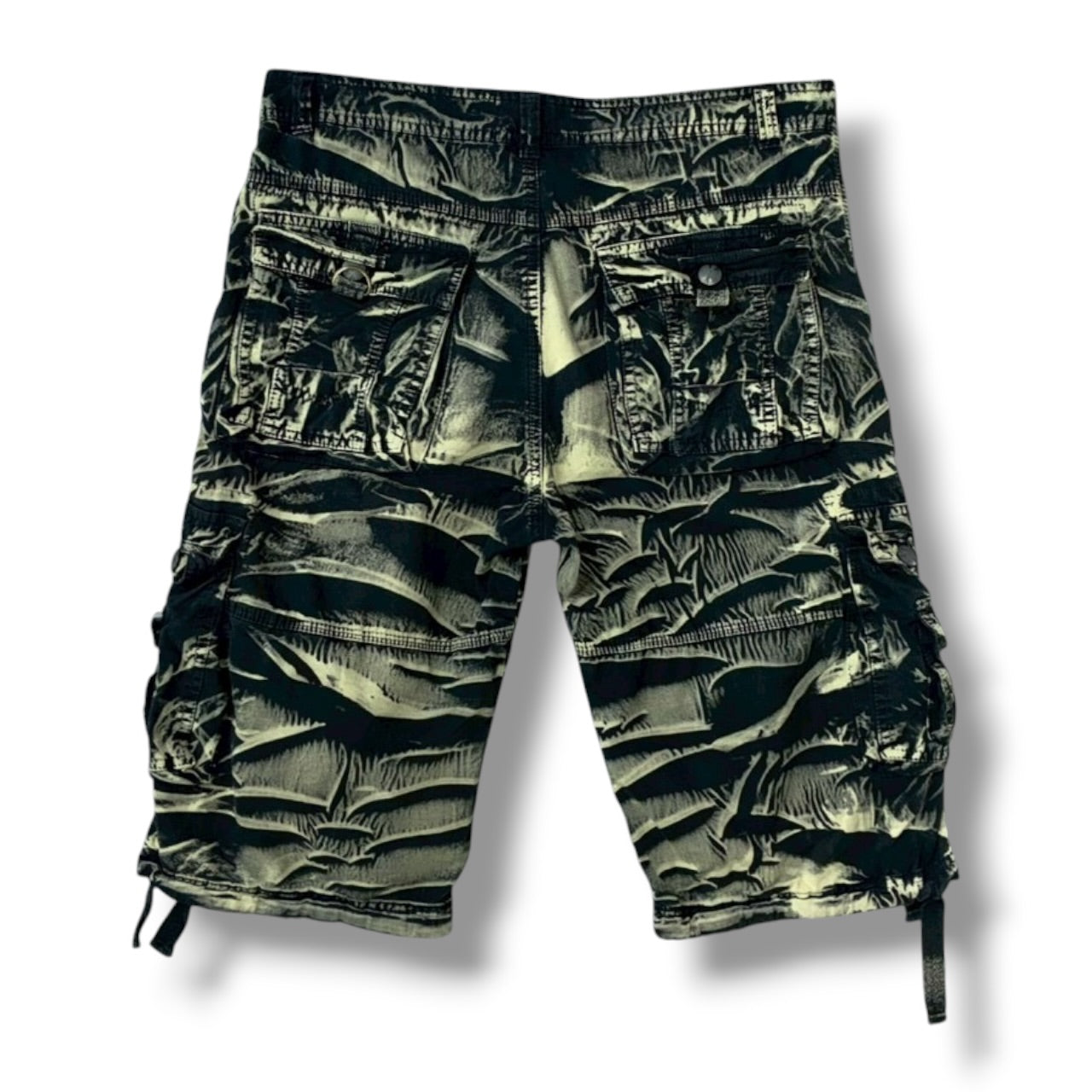 Chemical Wash Cargo Shorts