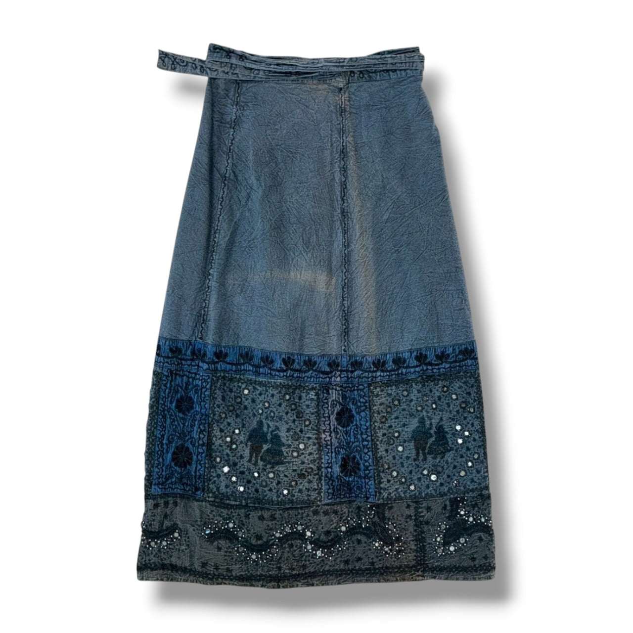 Boho Wrap Maxi Skirt
