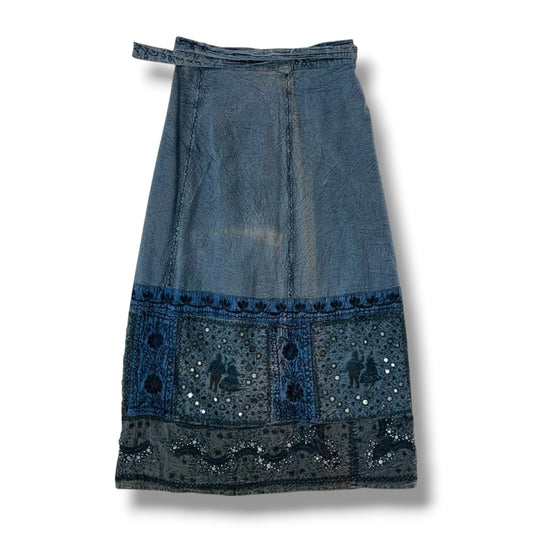 Boho Wrap Maxi Skirt