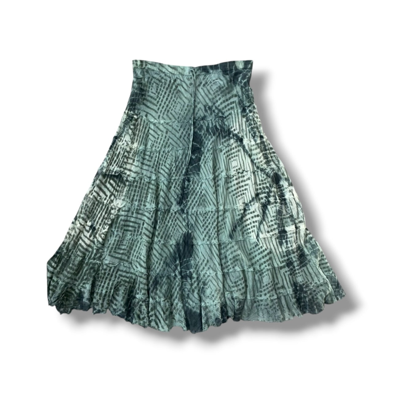 Tie-Dye Geometric Skirt