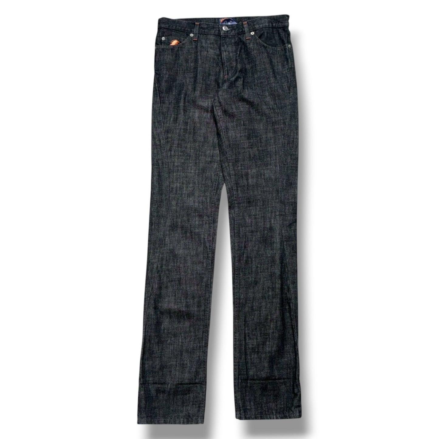 W&LT Black Straight Jeans