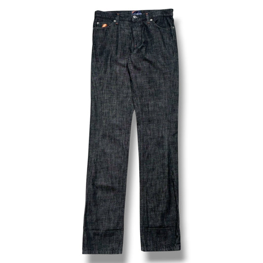 W&LT Black Straight Jeans