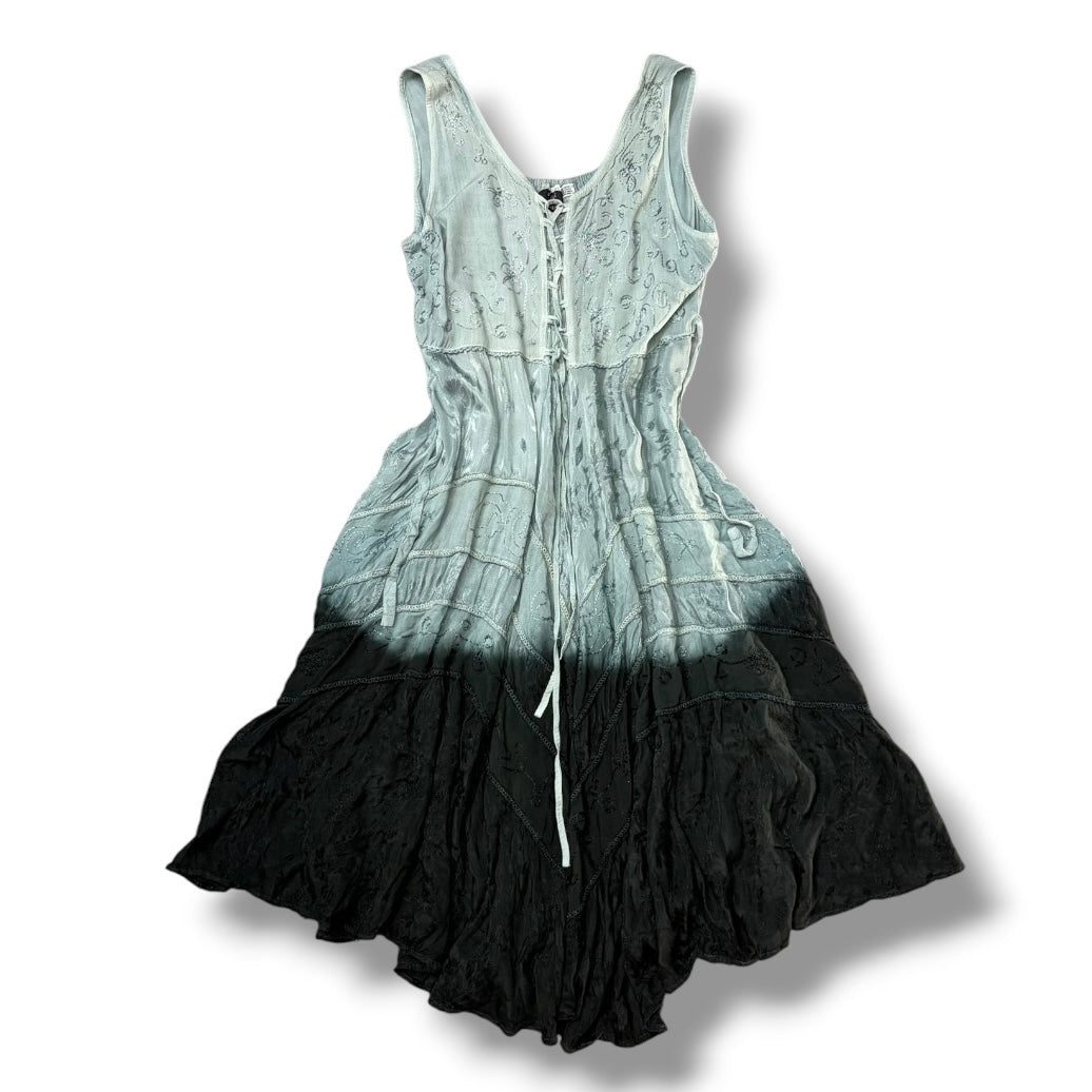 Dip Dye Ruffled Dress