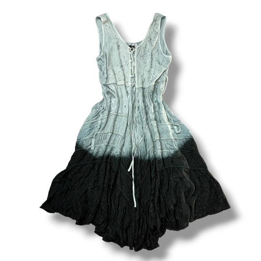 Dip Dye Ruffled Dress