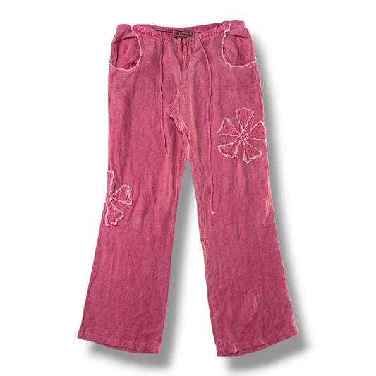 Flower Patchwork Pants