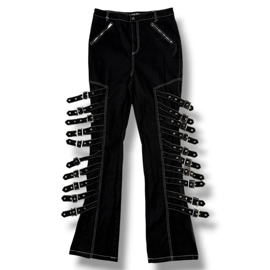 Multi-Buckle Bondage Pants