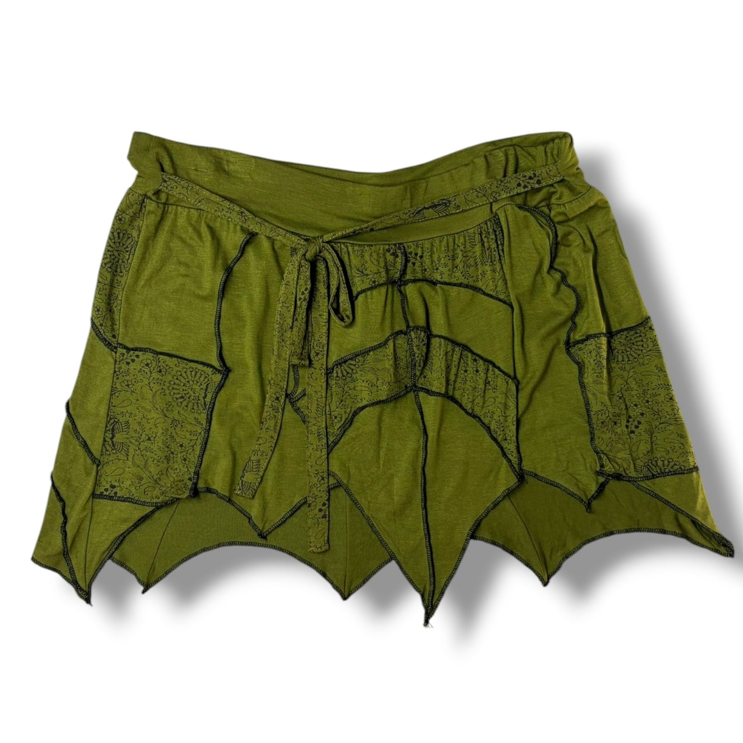 Pixie Cut Patchwork Skirt