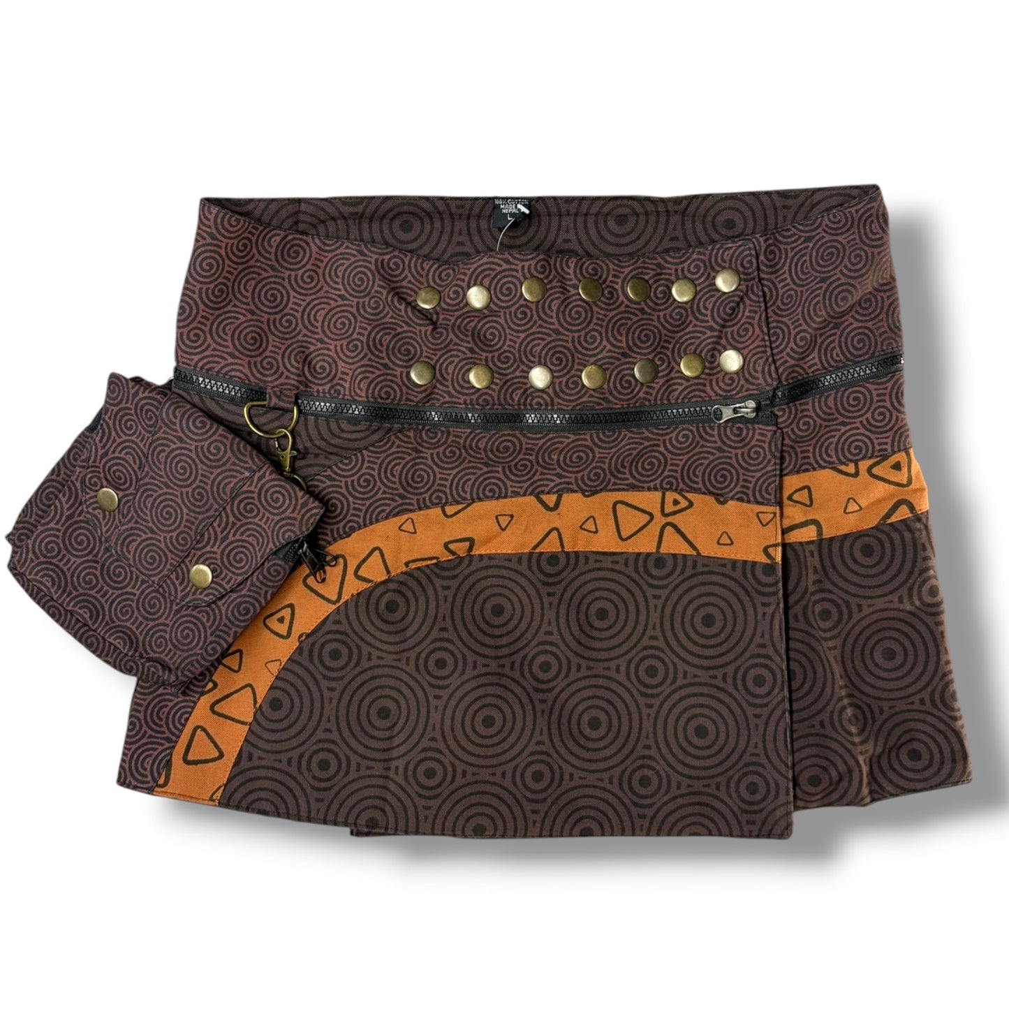 "EXCEPTION" Pixie Wrap Skirt