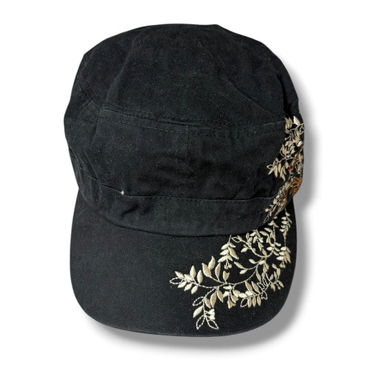 Leaf Embroidered Work Cap