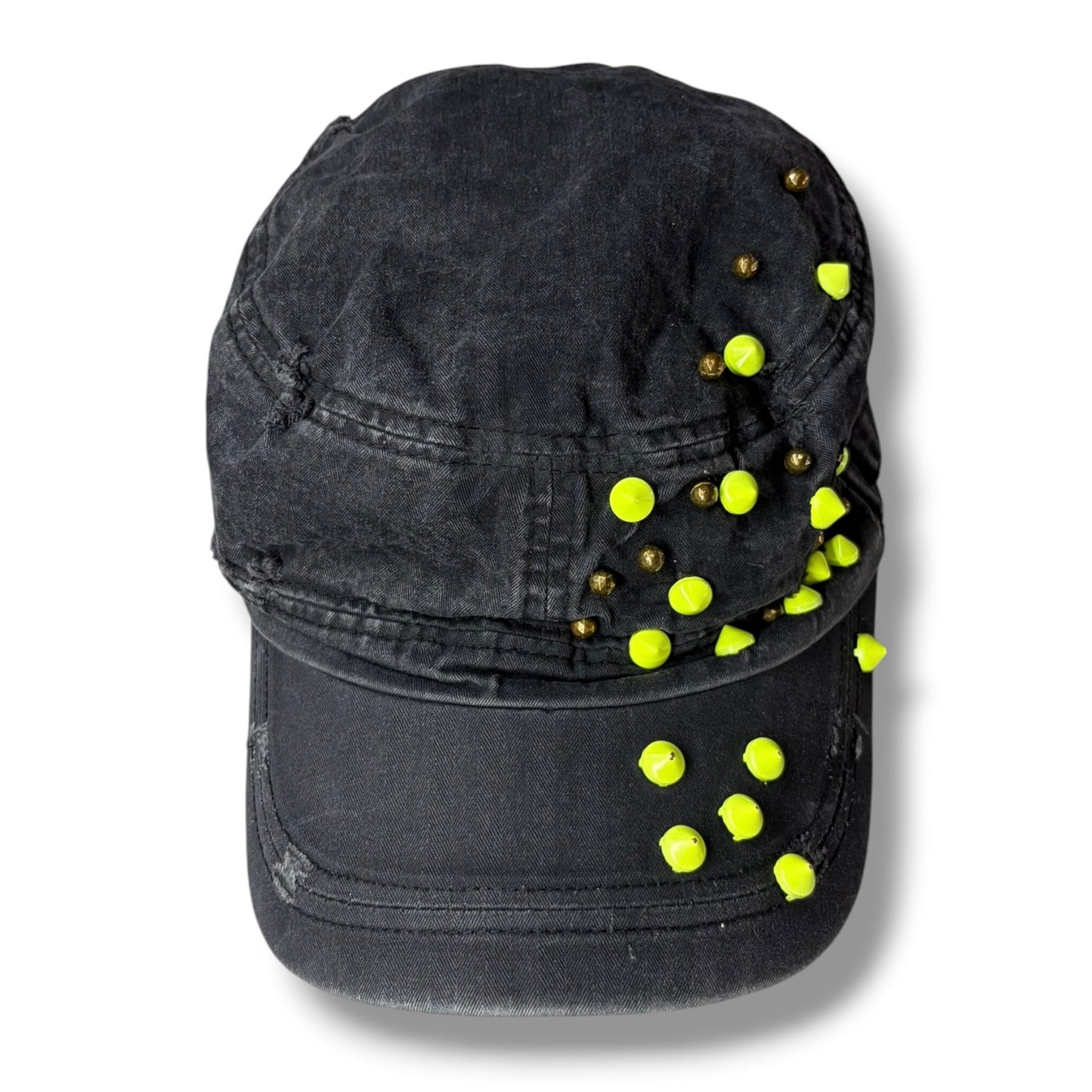 Neon Studded Work Cap