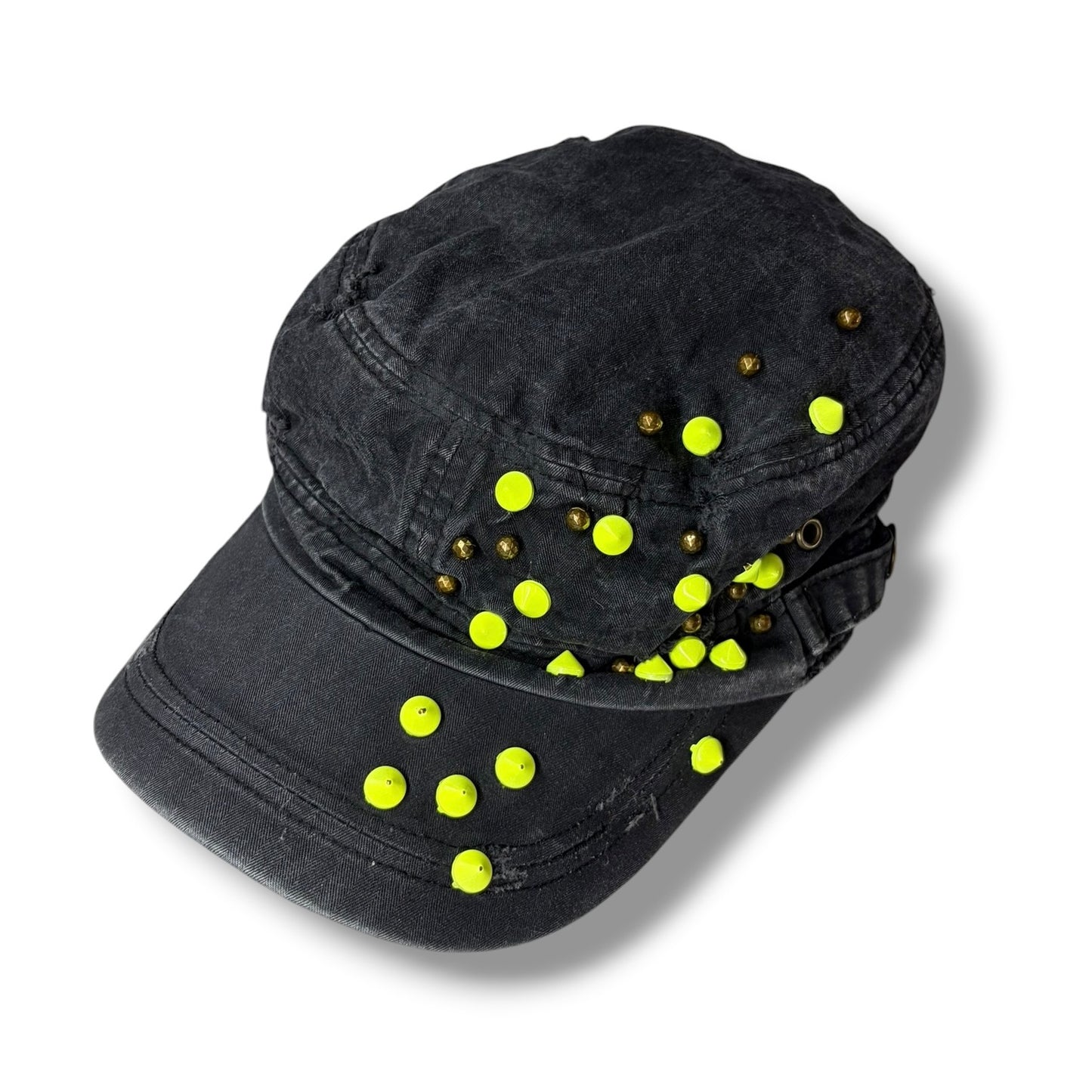Neon Studded Work Cap