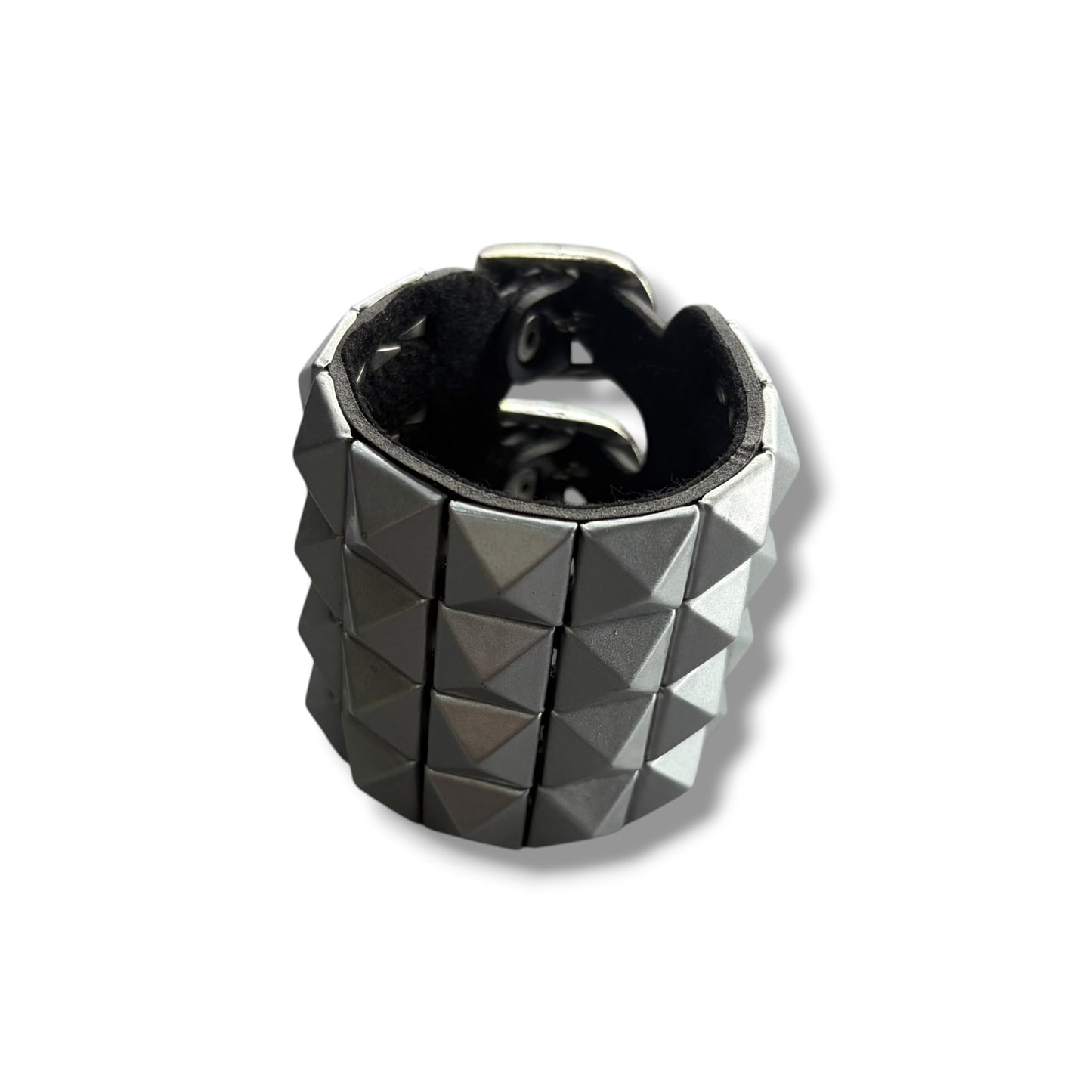 Silver 4-Row Wide Bracelet