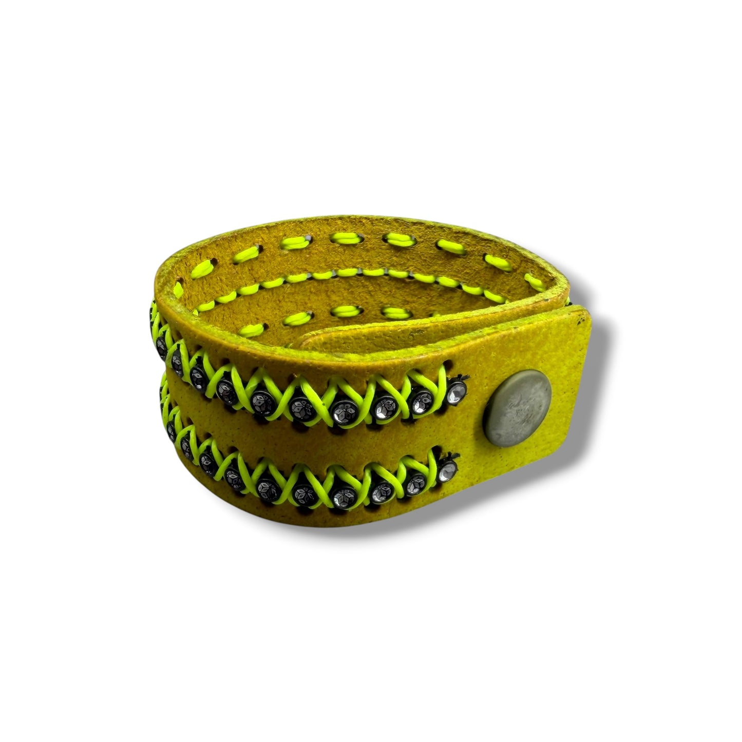 CRYSTAL ROCK BRACELET YELLOW