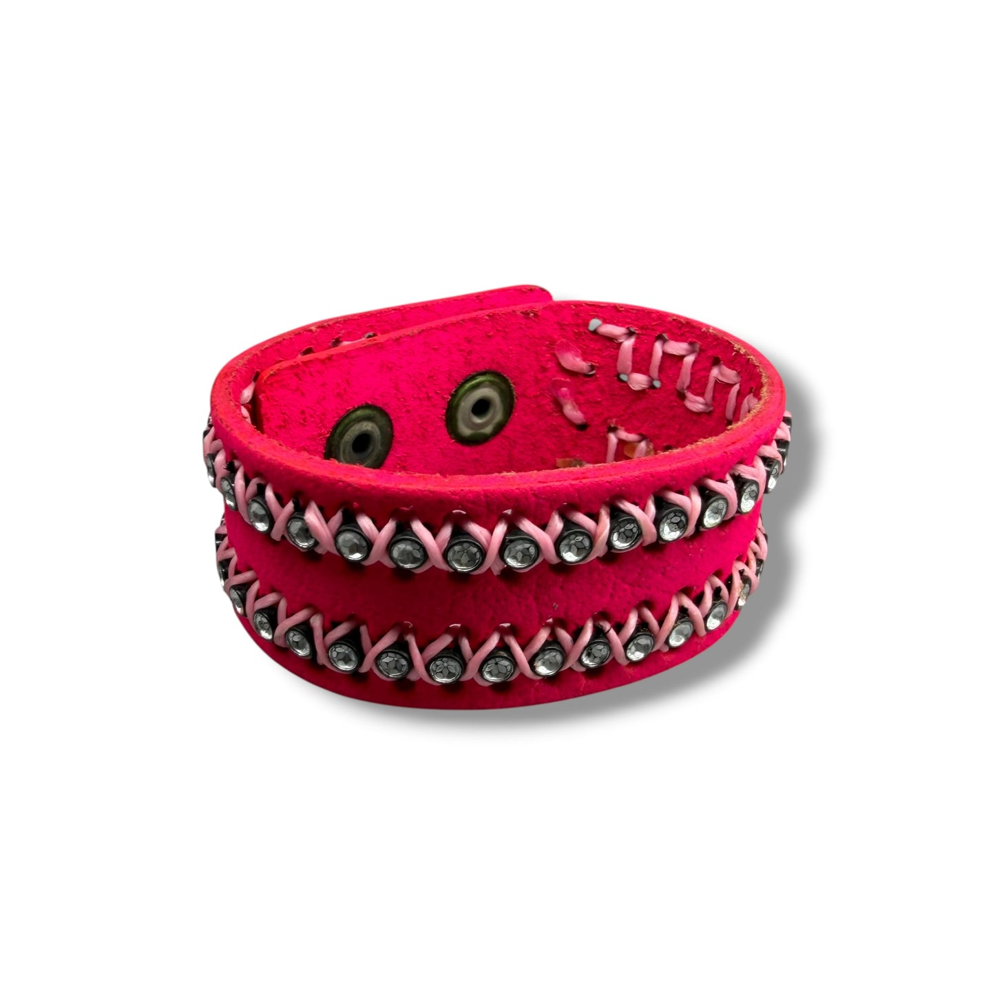 CRYSTAL ROCK BRACELET　PINK
