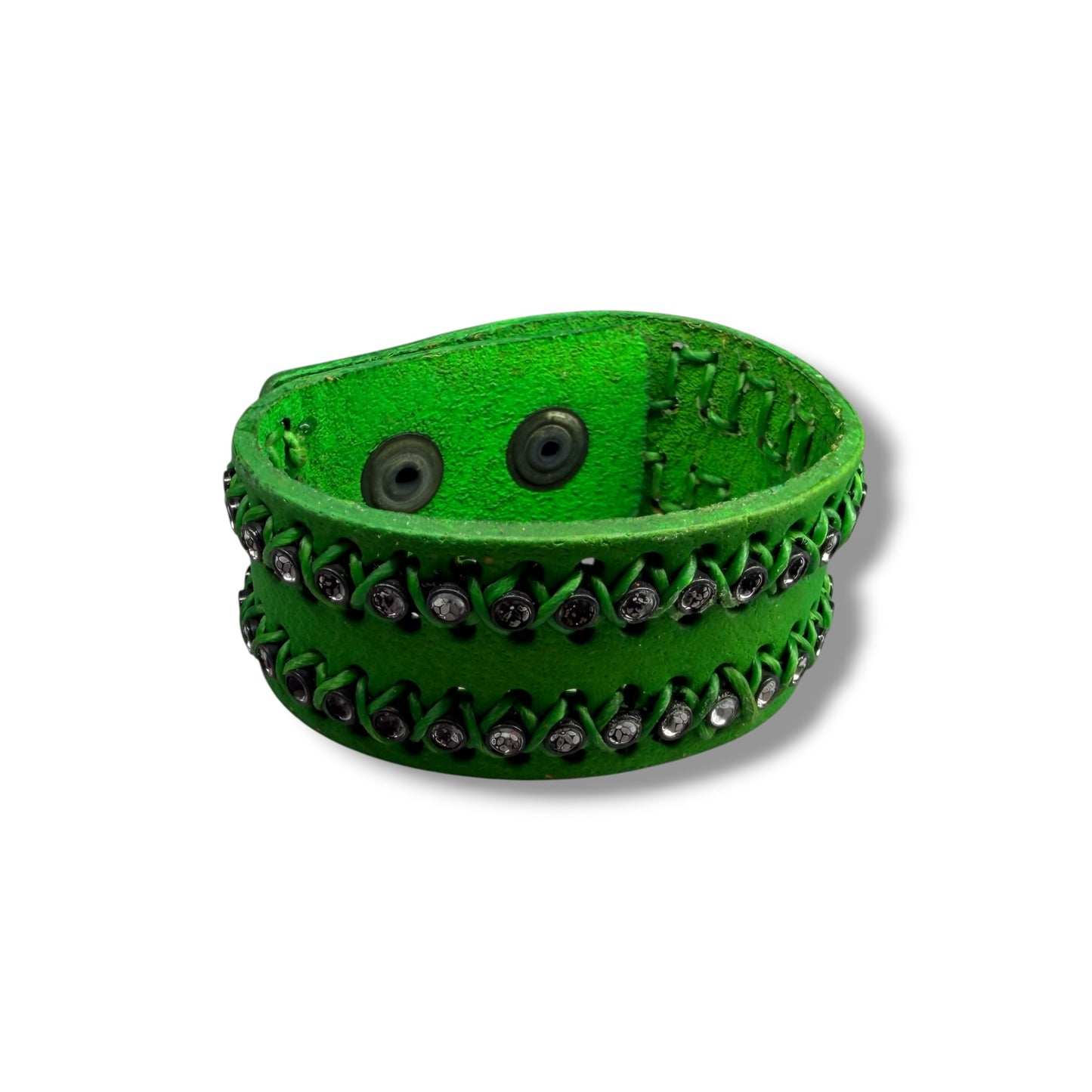 CRYSTAL ROCK BRACELET　GREEN