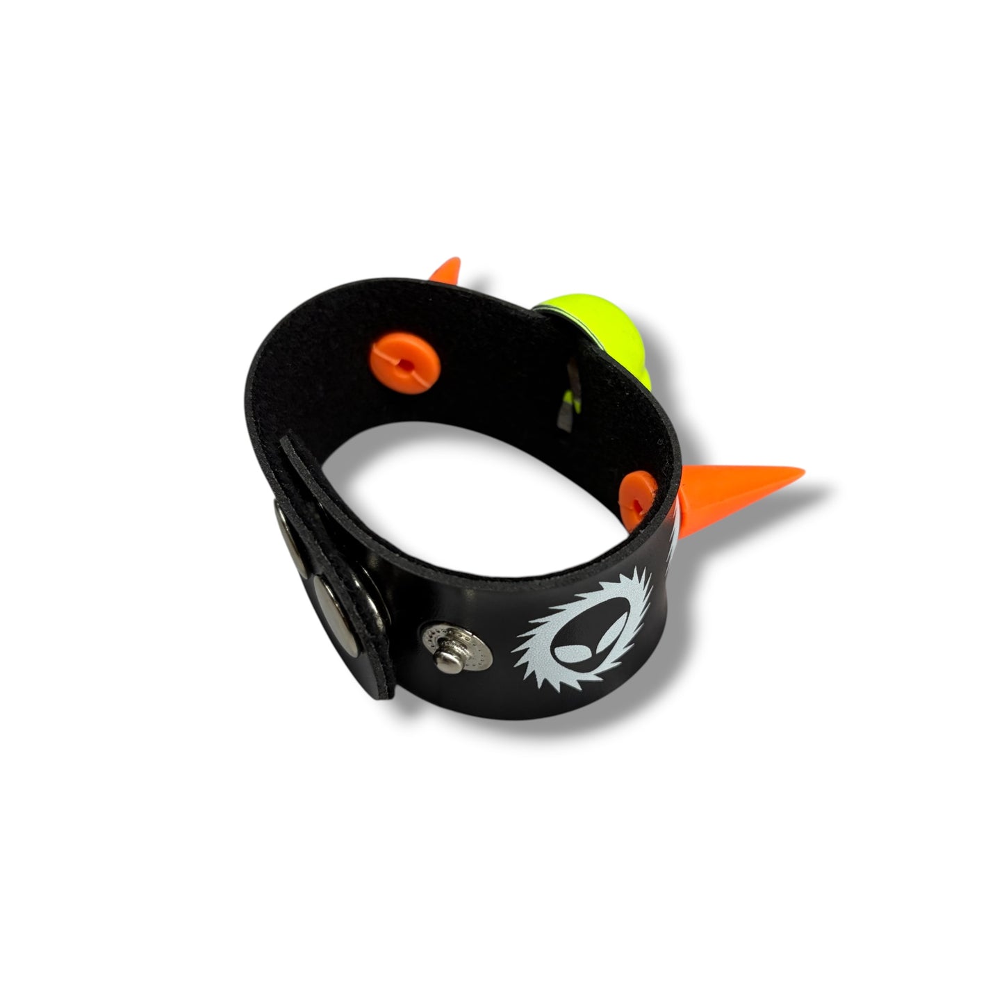 Neon Skull Spiked Bracelet