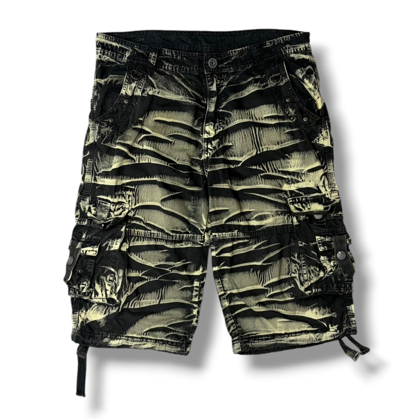 Chemical Wash Cargo Shorts