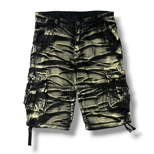Chemical Wash Cargo Shorts