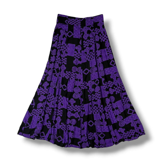 Geometric Maxi Skirt