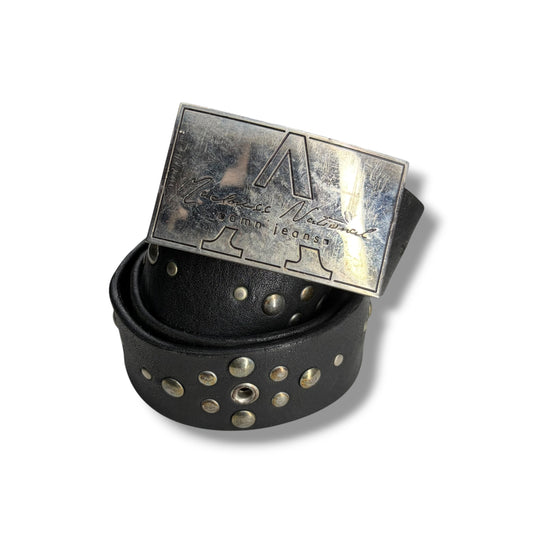 Studded Leather Belt