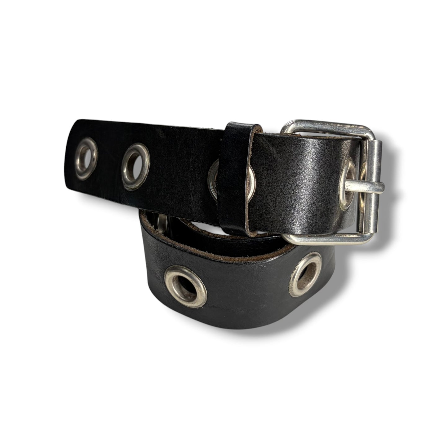 Eyelet Leather Belt