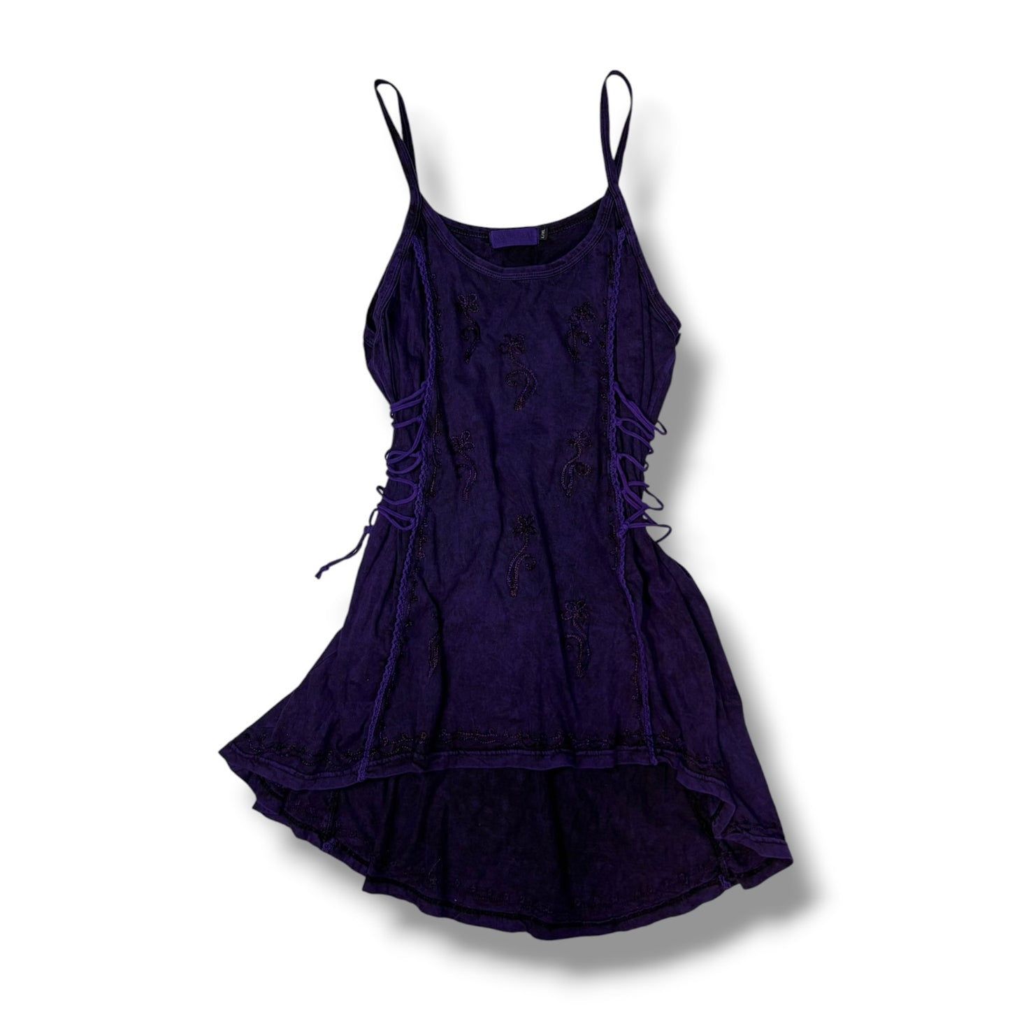 Boho Lace Up Dress