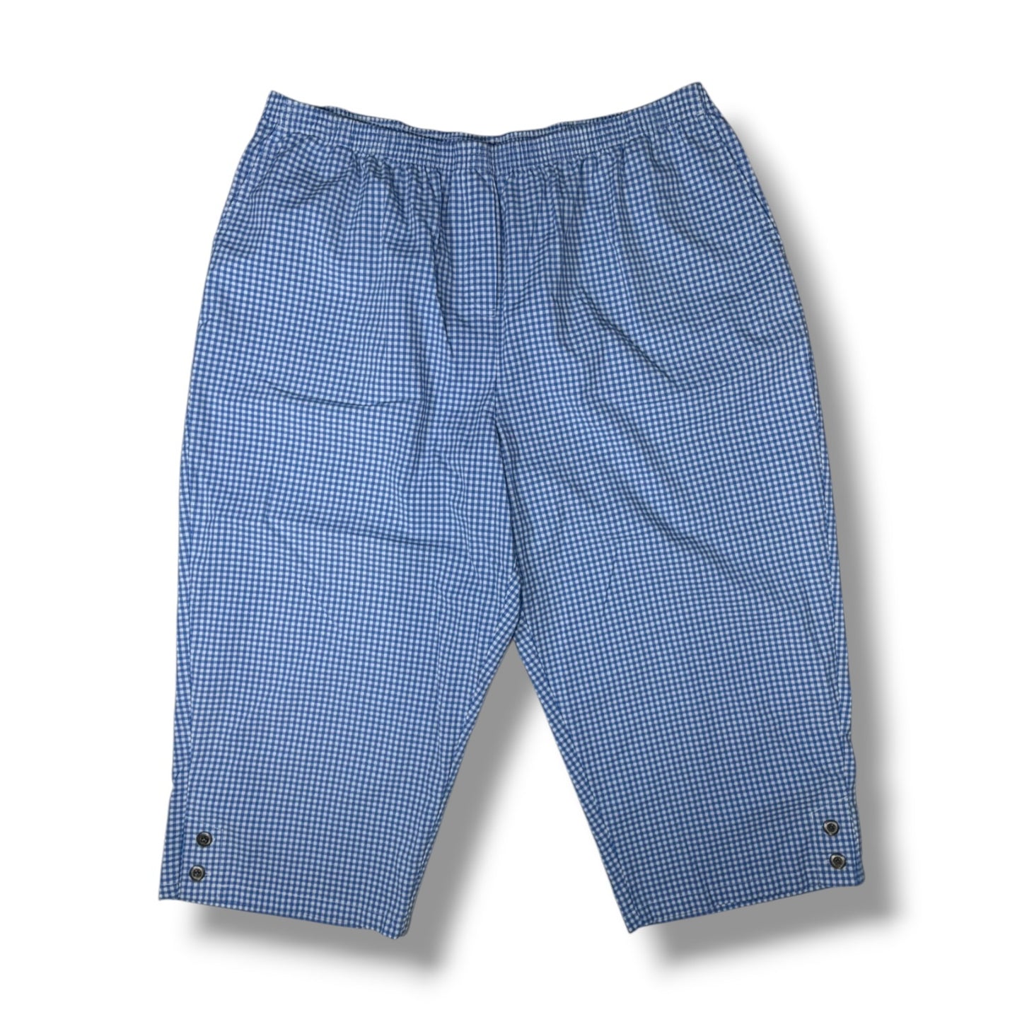 Gingham Plaid Capri Pants