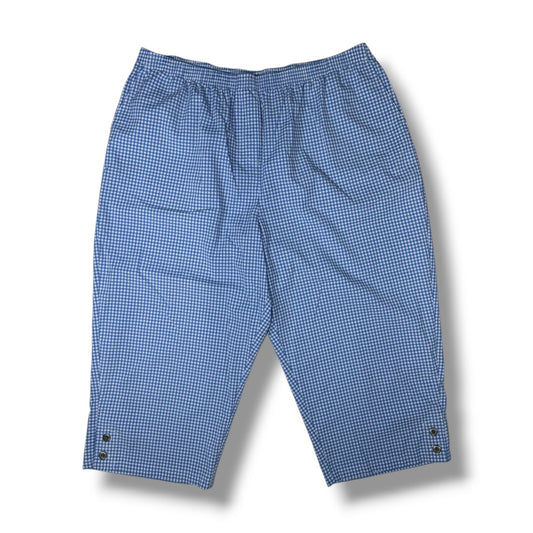 Gingham Plaid Capri Pants