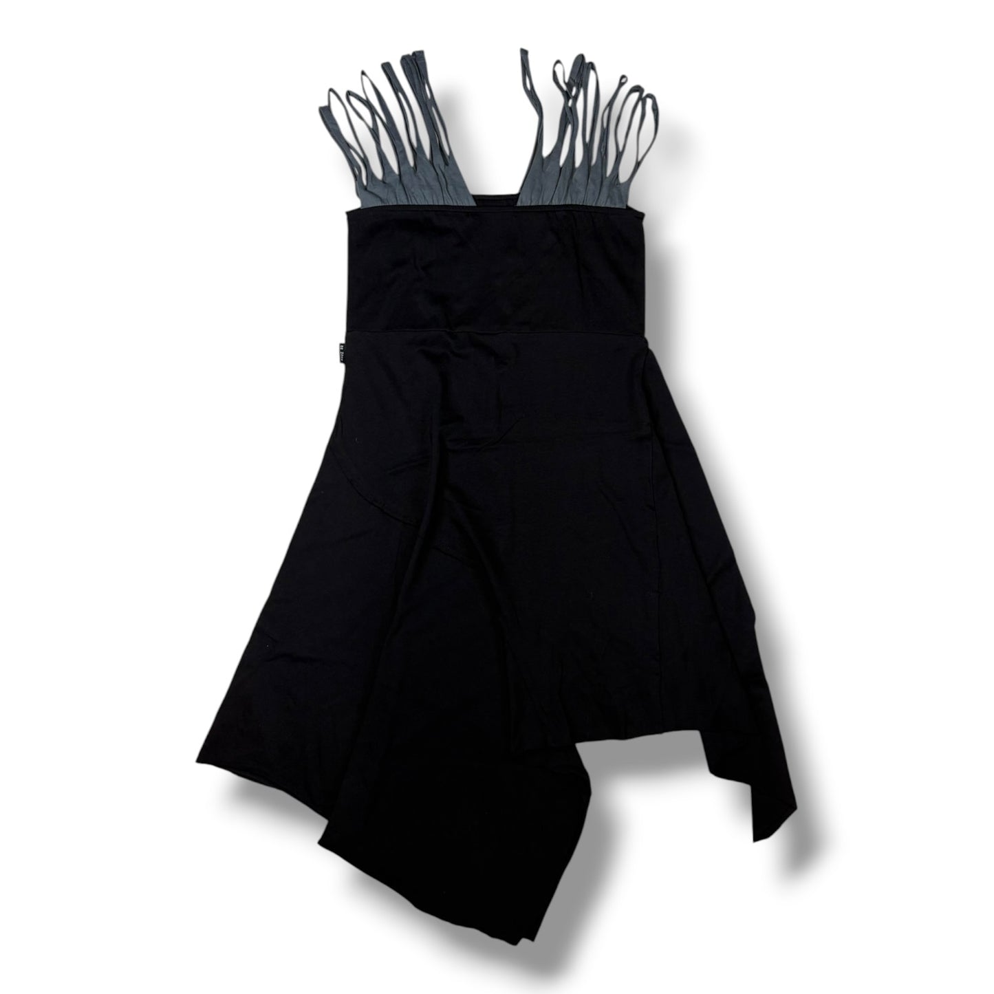 Cage Strap Irregular Hem Dress