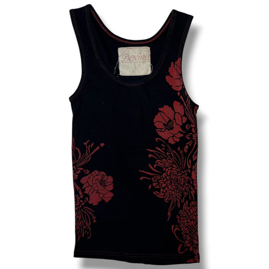 Chrysanthemum Graphic Tank Top
