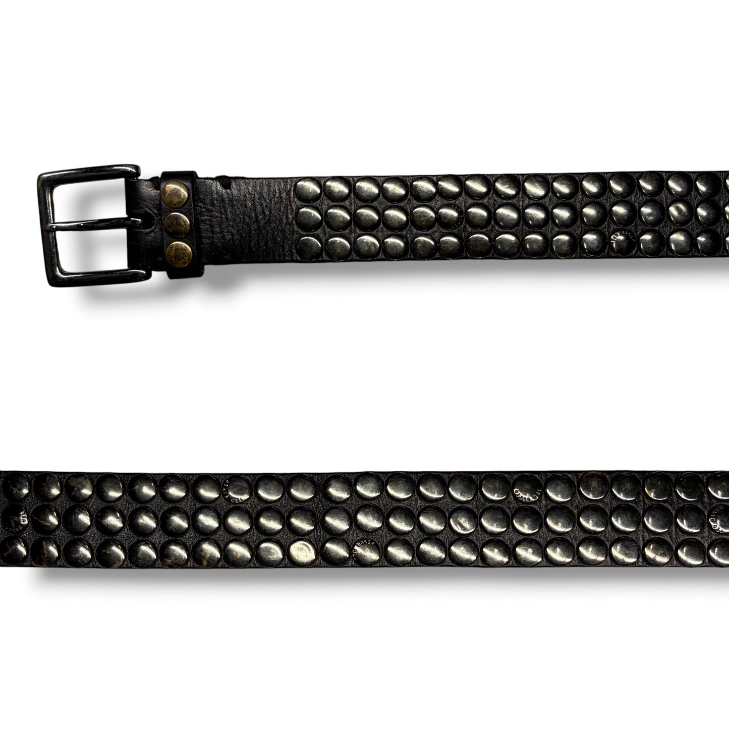 3-Row Round Studded Belt