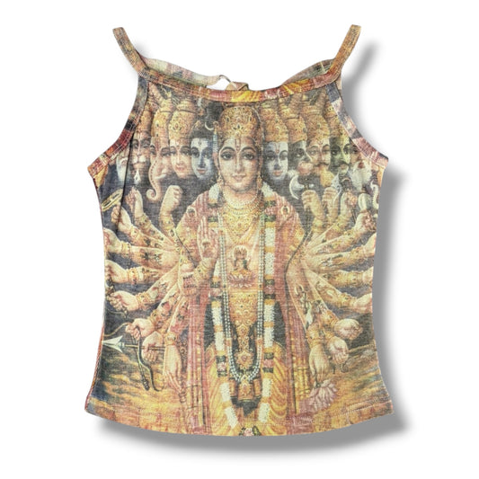 "SPACE BLUE" Vishwarupa Graphic Cami Top