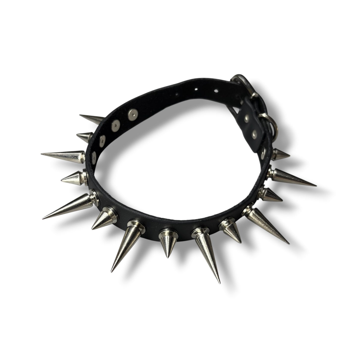 Long Spiked Studded Chocker