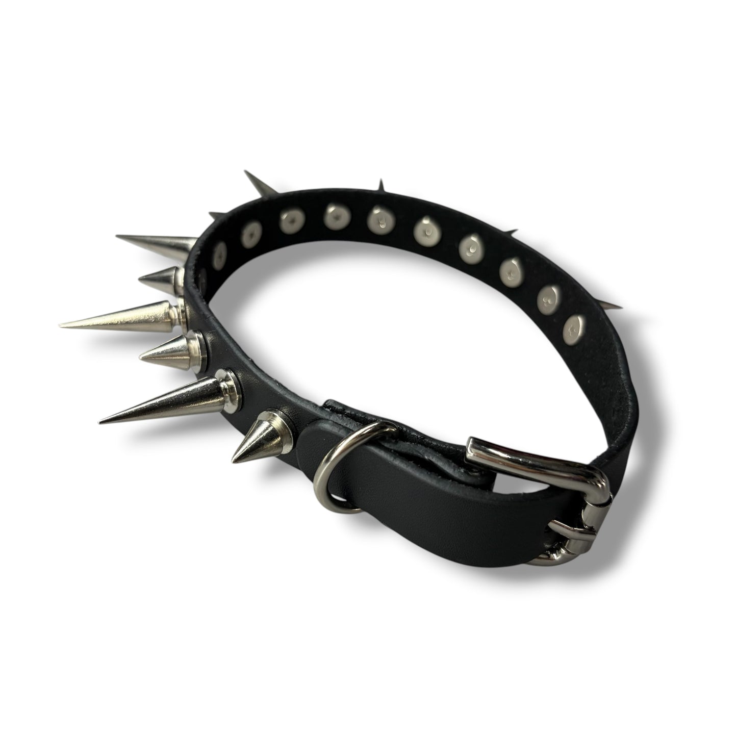 Long Spiked Studded Chocker