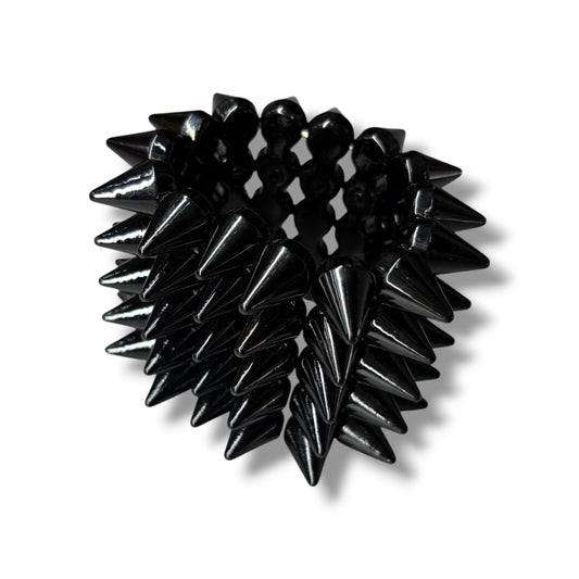 Black Spike Cone Bracelet